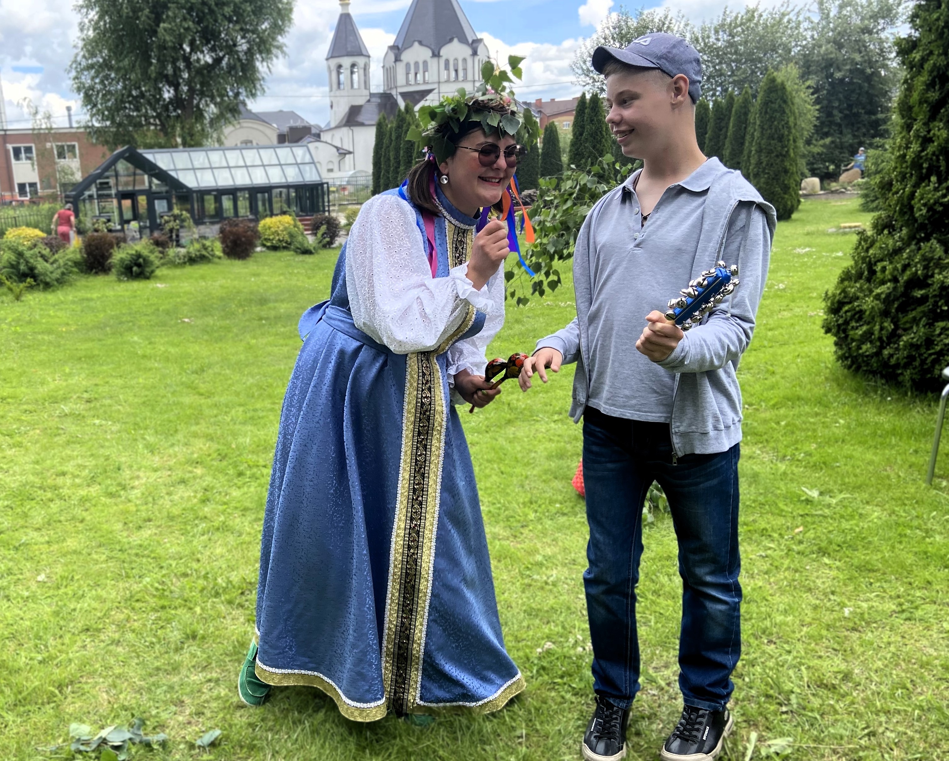 РУССКАЯ БЕРЕЗКА В ГОСТЯХ У КАПИТОШКИ.