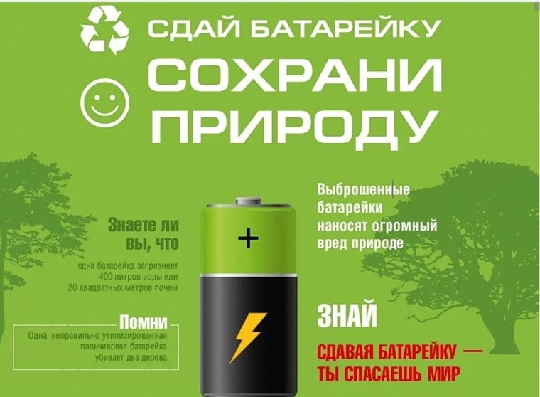 Сбор батареек: важный шаг к защите окружающей среды.