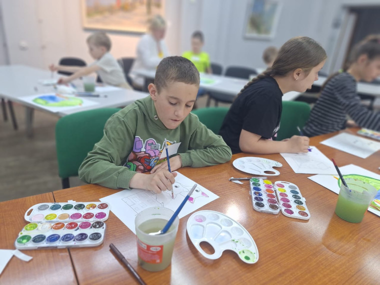 ЗАНЯТИЕ В МУЗЕЕ ИЗОБРАЗИТЕЛЬНЫХ ИСКУССТВ.